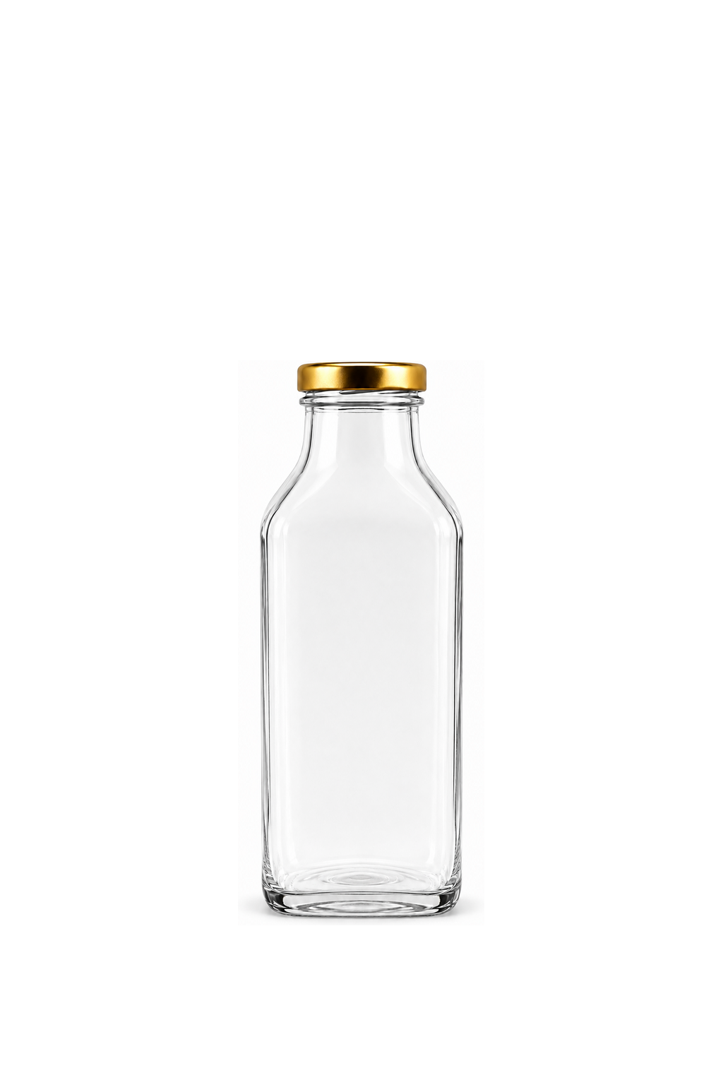 300ml Square Milk Bottle